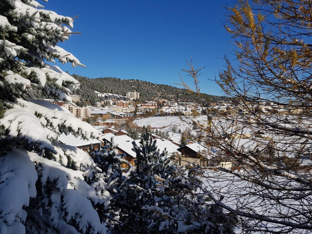 Chalet Pres Des Pistes Avec Vue Panoramique Les Angles  Εξωτερικό φωτογραφία
